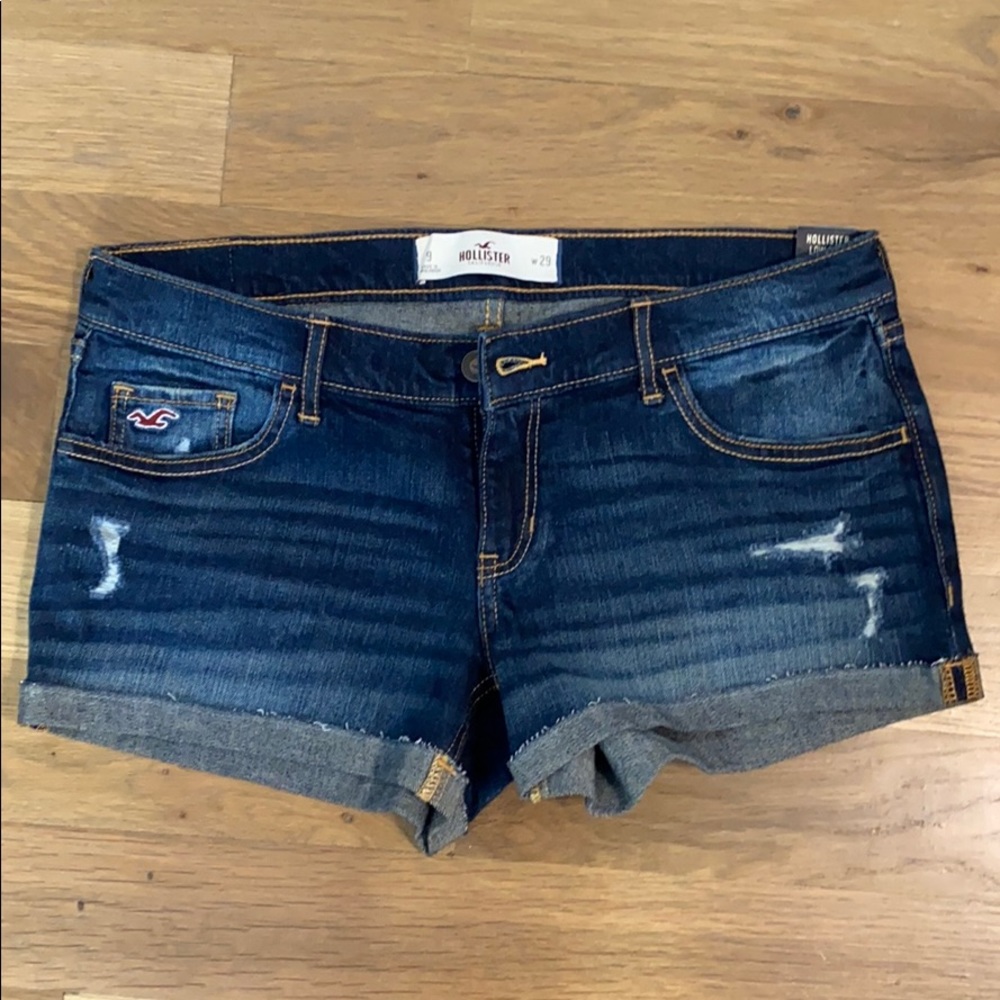 Hollister jean shorts